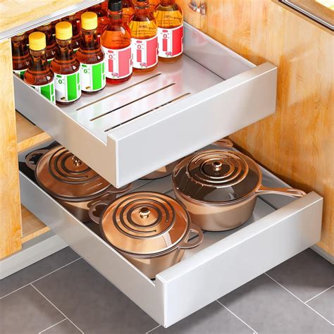 org steel under cabinet|solid wood cabinet organizers.